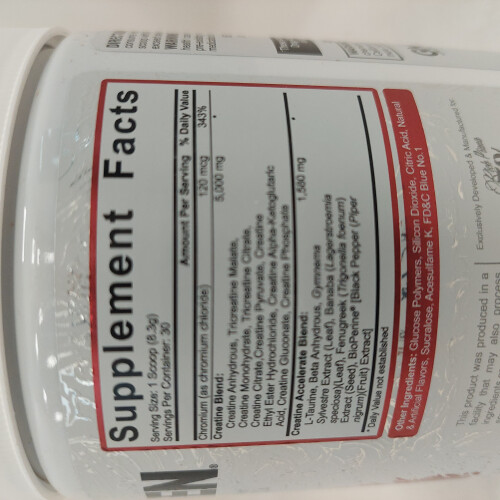 Crea-TEN White 30 Servings Fruit Punch 1