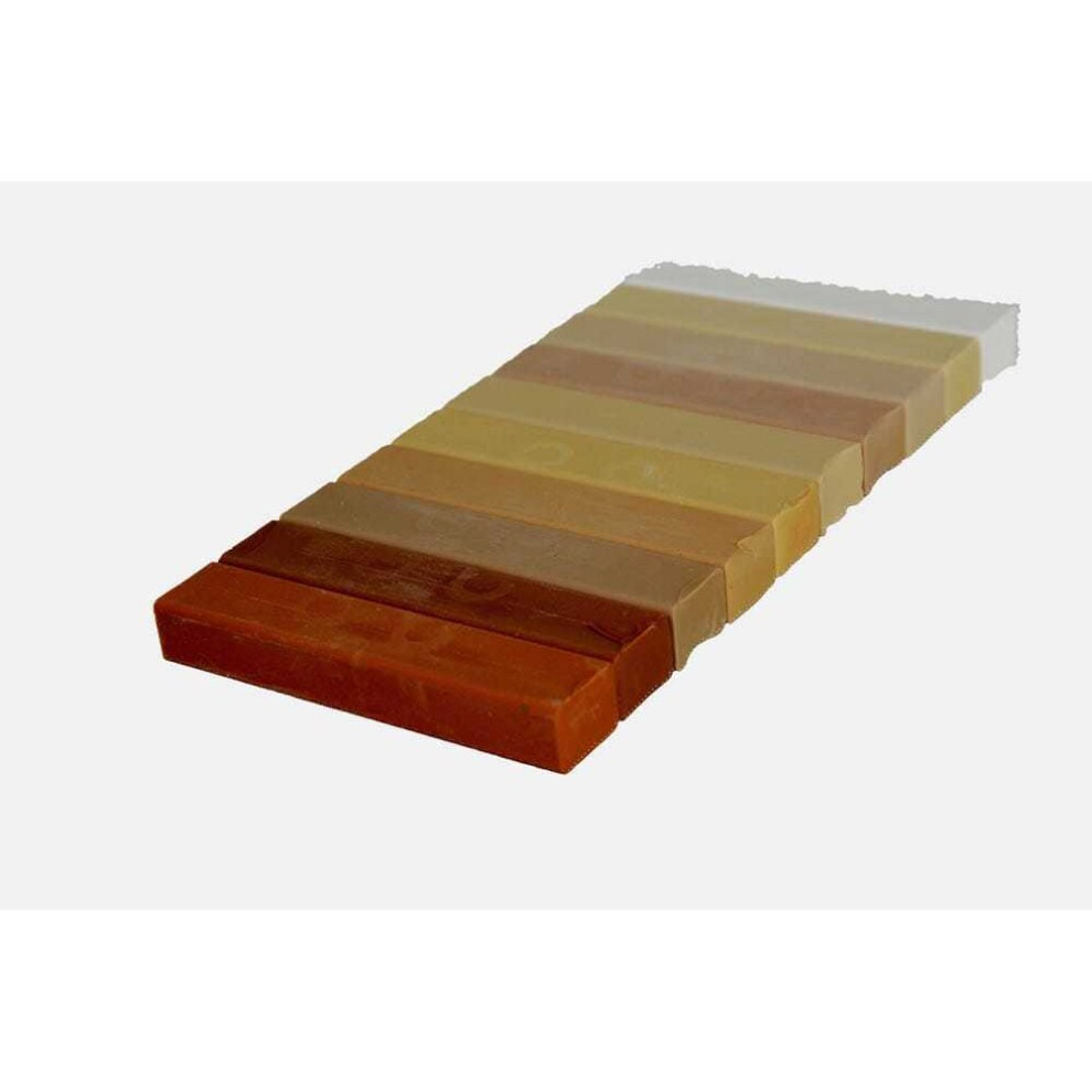 (972 - Light Wood Shades) Konig Hard Wax Furniture Repair Filler Sticks Set 8904384286048