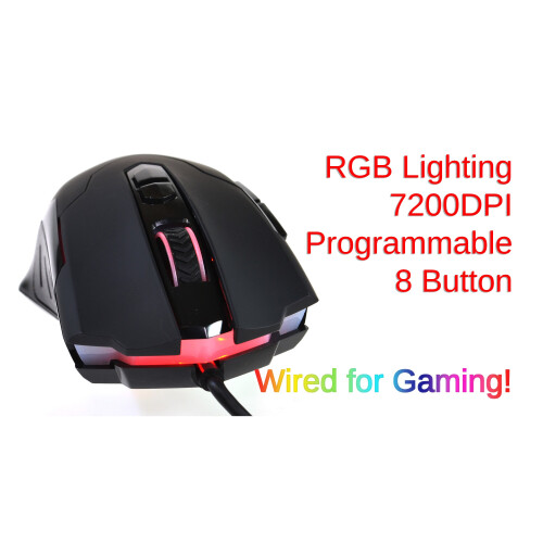 Victsing Gaming Wired Mouse 7200 DPI GEPC034AB