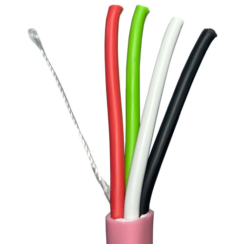 Loops 25m Low Smoke 4 Core Speaker Cable 1.5mm OXYGEN FREE COPPER (OFC) LSZH 2