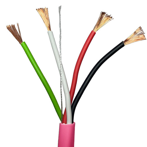 Loops 25m Low Smoke 4 Core Speaker Cable 1.5mm OXYGEN FREE COPPER (OFC) LSZH 1