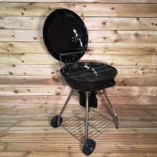 ?56cm Outdoor Garden Round Charcoal BBQ Barbecue on Wheels