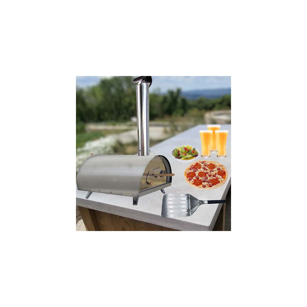 Stainless Steel Portable Pizza Oven & Peel & Stone & Carry Bag Cover