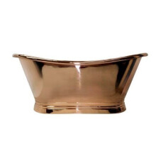 BC Designs Oval Double Ended Freestanding Boat Bath - 1500mm X 700mm - Copper - BAC045