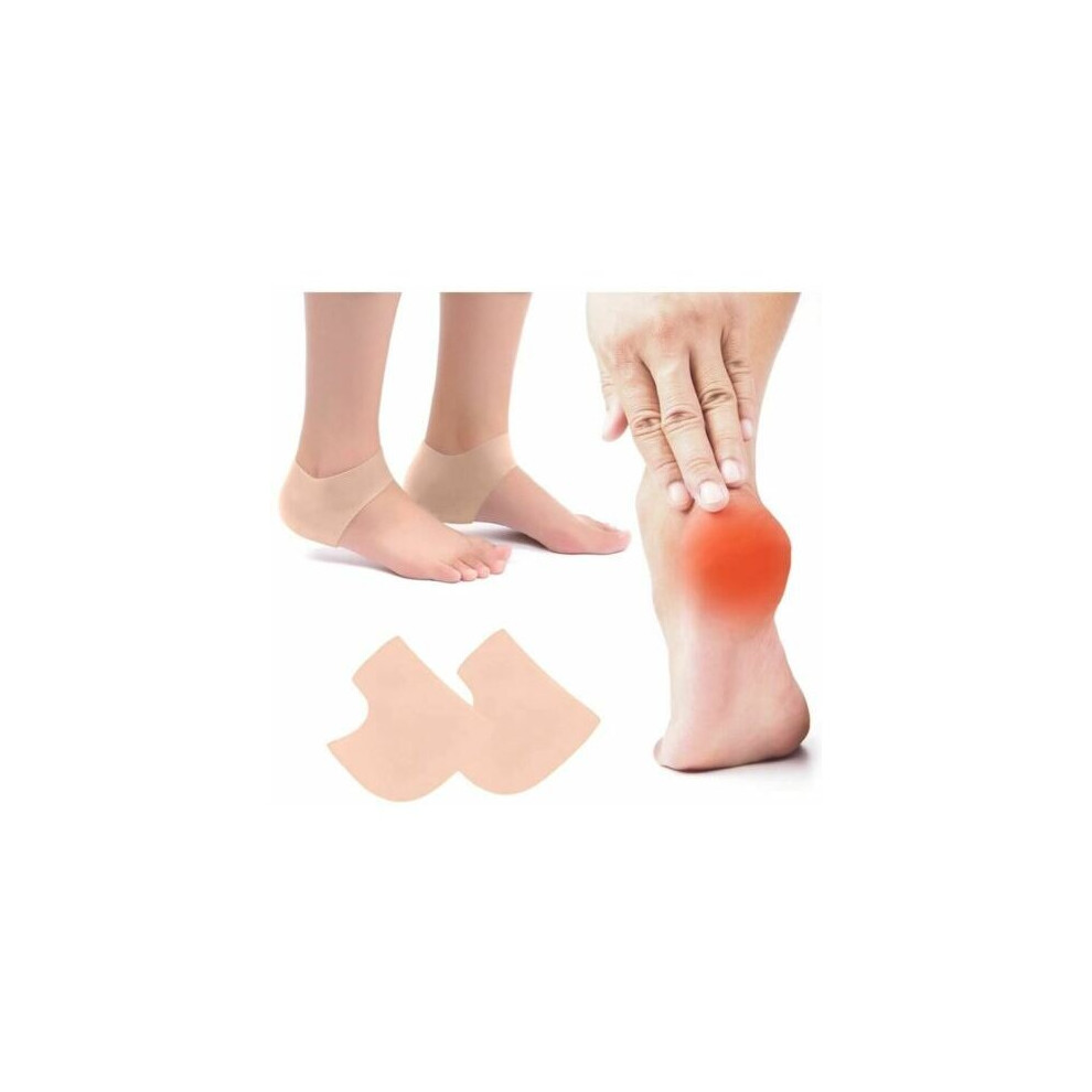 Heel Silicone Gel Sleeves Cracked Foot Skin Care Protector Socks
