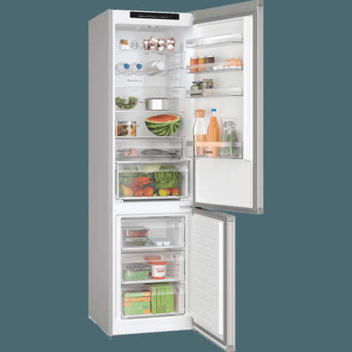 Bosch Serie 4 KGN392LDFG 70/30 Frost Free Fridge Freezer - Silver On OnBuy