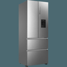 Haier HFR5719EWMP Non-Plumbed Total No Frost American Fridge Freezer – Platinum Inox – E Rated