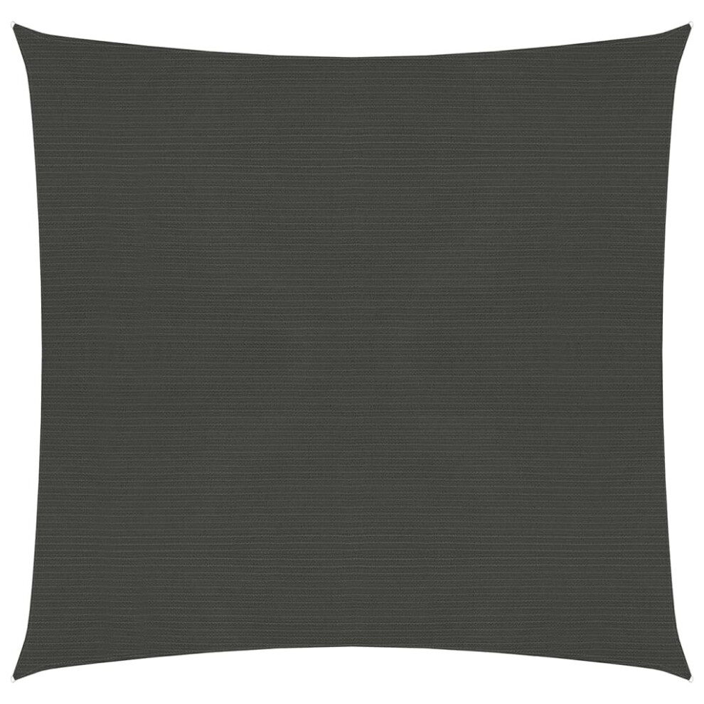 Vidaxl Sunshade Sail 160 G/M? 7X7 M Hdpe Sunscreen Sun Sail Tarp Anthracite
