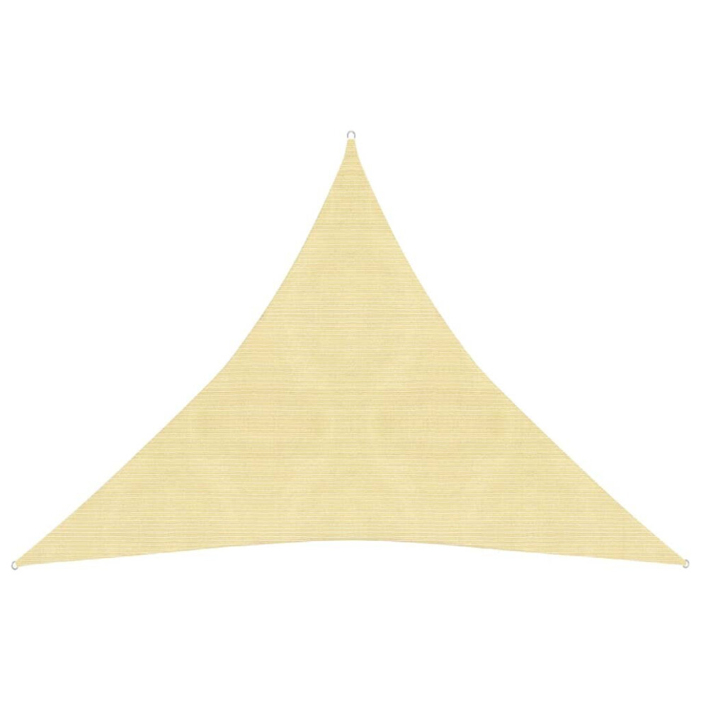 Vidaxl Sunshade Sail 4.5X4.5x4.5 M Hdpe Sunscreen Sail Tarp Shade Canopy Beige
