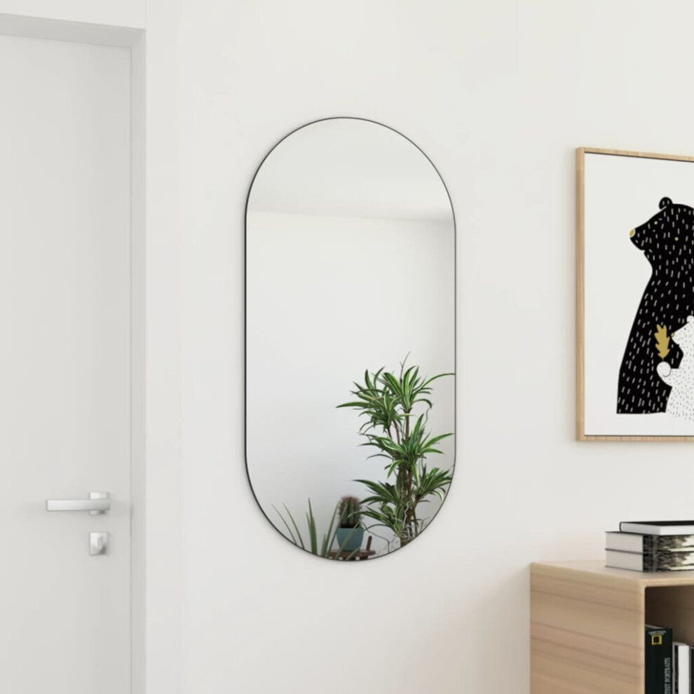 vidaXL Mirror 100x50 cm Glass Bedroom Dressing Room Living Room Decor Mirror