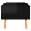 VidaXL vidaXL Coffee Table High Gloss Black Engineered Wood Couch Tea Sofa Table 6