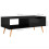 VidaXL vidaXL Coffee Table High Gloss Black Engineered Wood Couch Tea Sofa Table 7