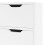 VidaXL vidaXL Sideboard High Gloss White Engineered Wood Cupboard Storage Cabinet 7