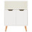 VidaXL vidaXL Sideboard High Gloss White Engineered Wood Cupboard Storage Cabinet 3