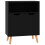 VidaXL vidaXL Sideboard High Gloss Black Engineered Wood Cupboard Storage Cabinet 2