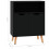 VidaXL vidaXL Sideboard High Gloss Black Engineered Wood Cupboard Storage Cabinet 8