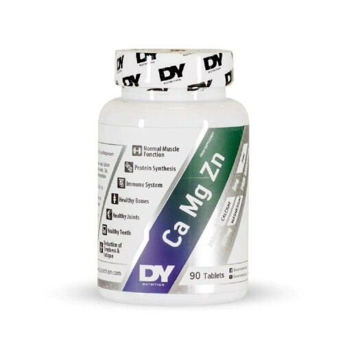 Dorian Yates Ca Mg Zn 90 Tablets Calcium Zinc Magnesium Immune Support