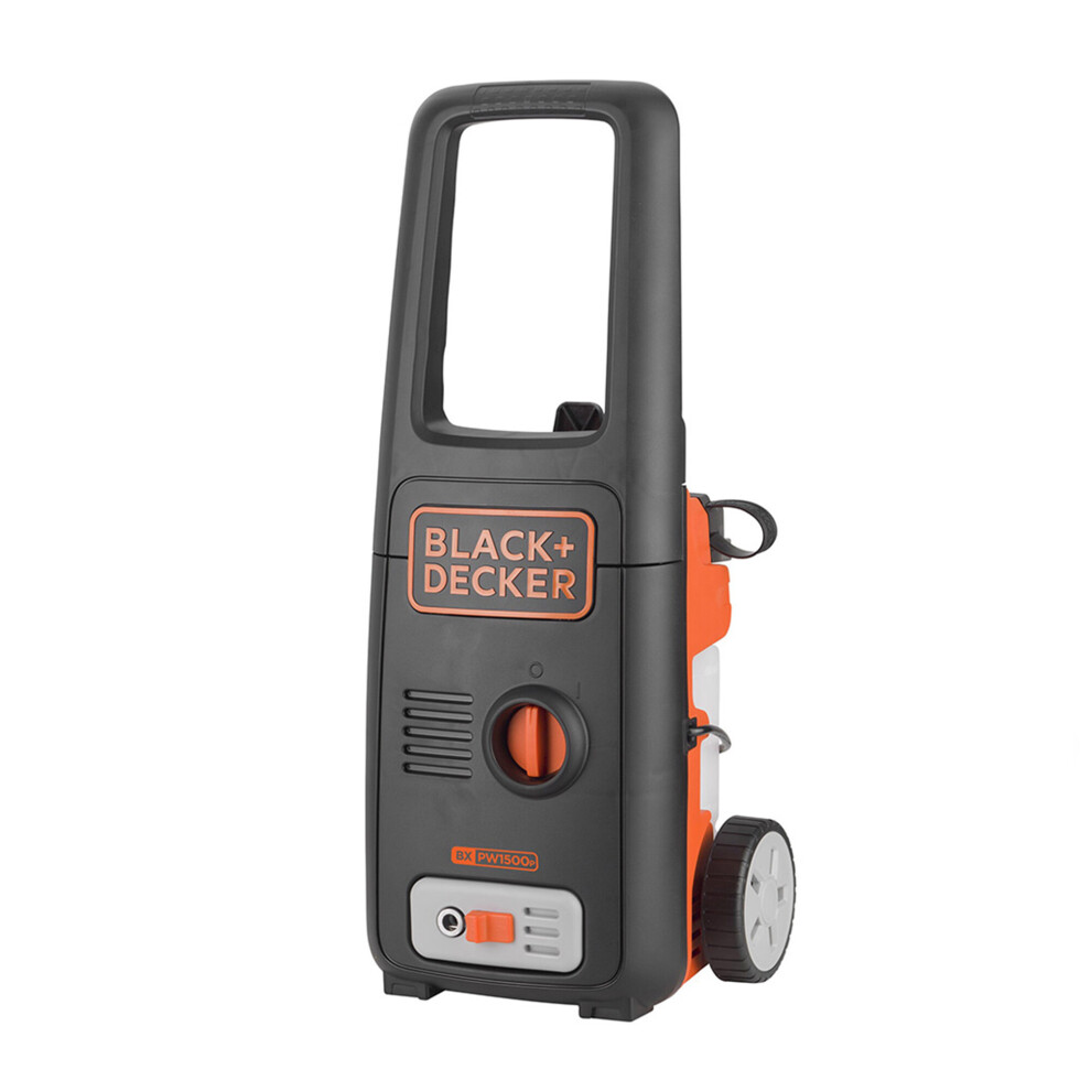 Black+Decker BXPW1500PE 1500W 1500PE Pressure Washer, Black/Orange