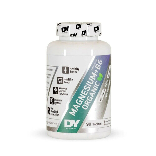Dorian Yates Organic Mg Magnesium + Vitamin B6 Complex 90 Tablets