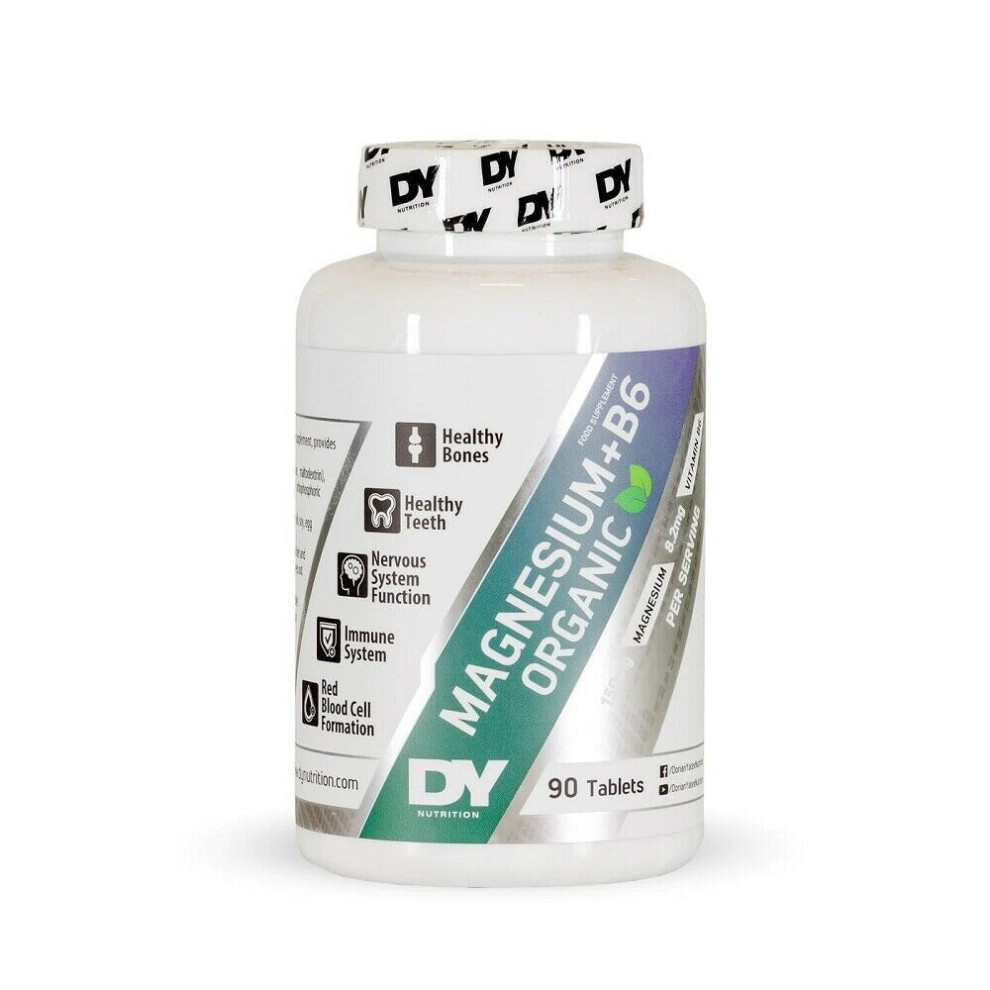 Dorian Yates Organic Mg Magnesium + Vitamin B6 Complex 90 Tablets