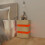 VidaXL vidaXL LED Bedside Cabinet Sonoma Oak Engineered Wood Side Table Nightstand 4