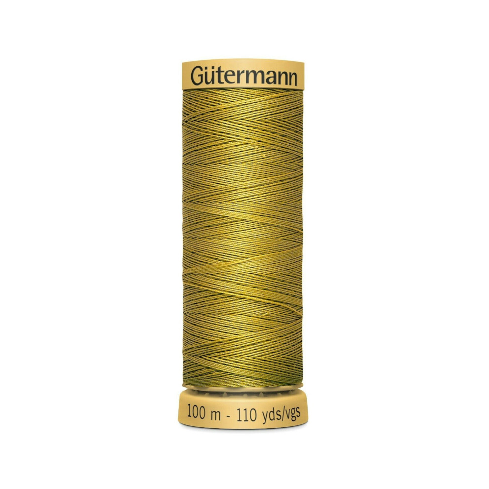 Gutermann 100% Natural Cotton Sewing Thread - 100m - Col. 956 Mustard