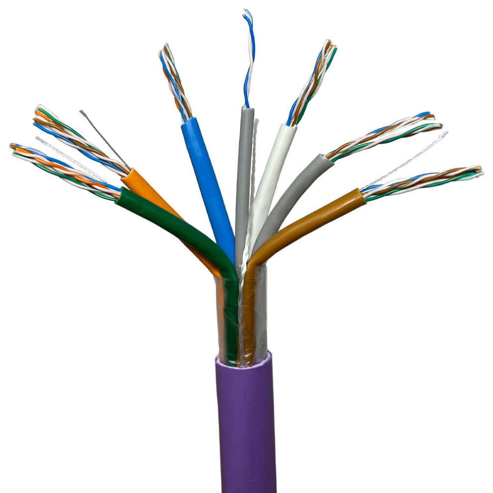 Loops 200M Low Smoke Cat5e Cable 25 Pair Multi-Core Utp Ethernet Network Lszh