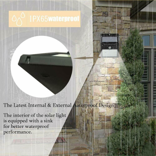 Solar Lights Outdoor, Solar Motion Sensor Lights Waterproof (2 Pack) 2