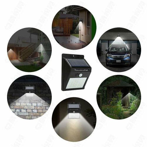 Solar Lights Outdoor, Solar Motion Sensor Lights Waterproof (2 Pack) 1