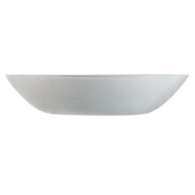 (6 Soup Bowls, Grey) Luminarc 18pc Opal Glass Dinner Set Christmas