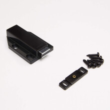(Black) Sugatsune Magnetic Touch Pressure Catch ML-120