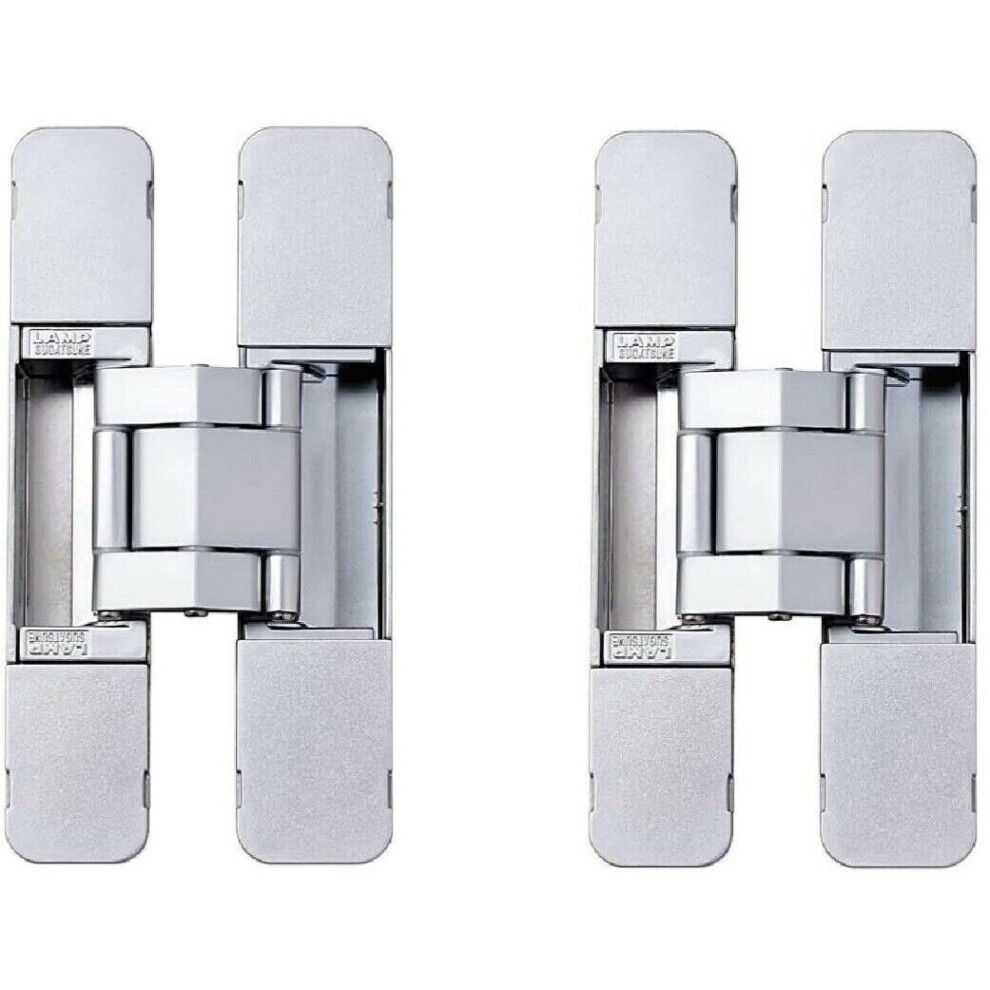 (Silver) Sugatsune Adjustable 3-Way Concealed Door Hinges 4510932023153