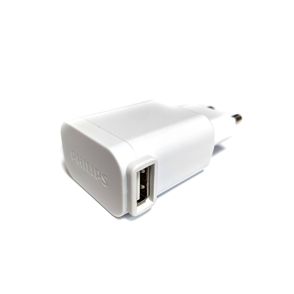 Philips White Usb Uk 2 Pin Wall Charger For Sonicare Hx9* (See Description)