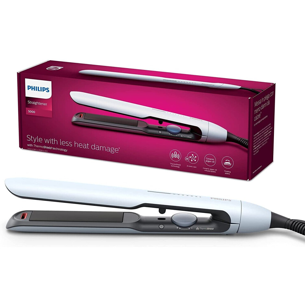 Philips Ironing Of Hair Series 5000 With Tech Thermoshield Plates Ceramic