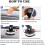 Car Center Console Phone Mount - Super Adsorption, One-Touch Lock/Release, 360 Rotating, Strong Suction 8