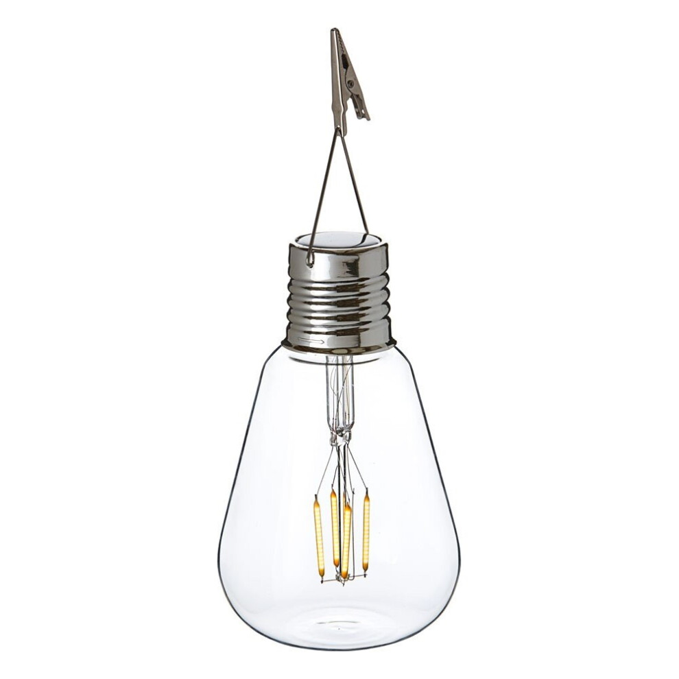 Smart Solar Smart Garden Solar Power Edison Retro Filament Bulb Hanging Light