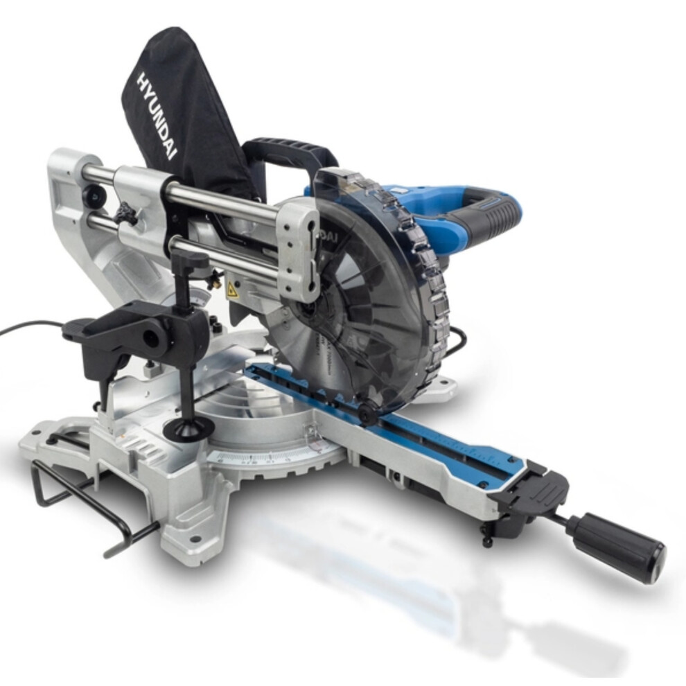 Hyundai HYMS1500E  1500W Electric Mitre Saw / Chop Saw with 210mm Blade, 230V