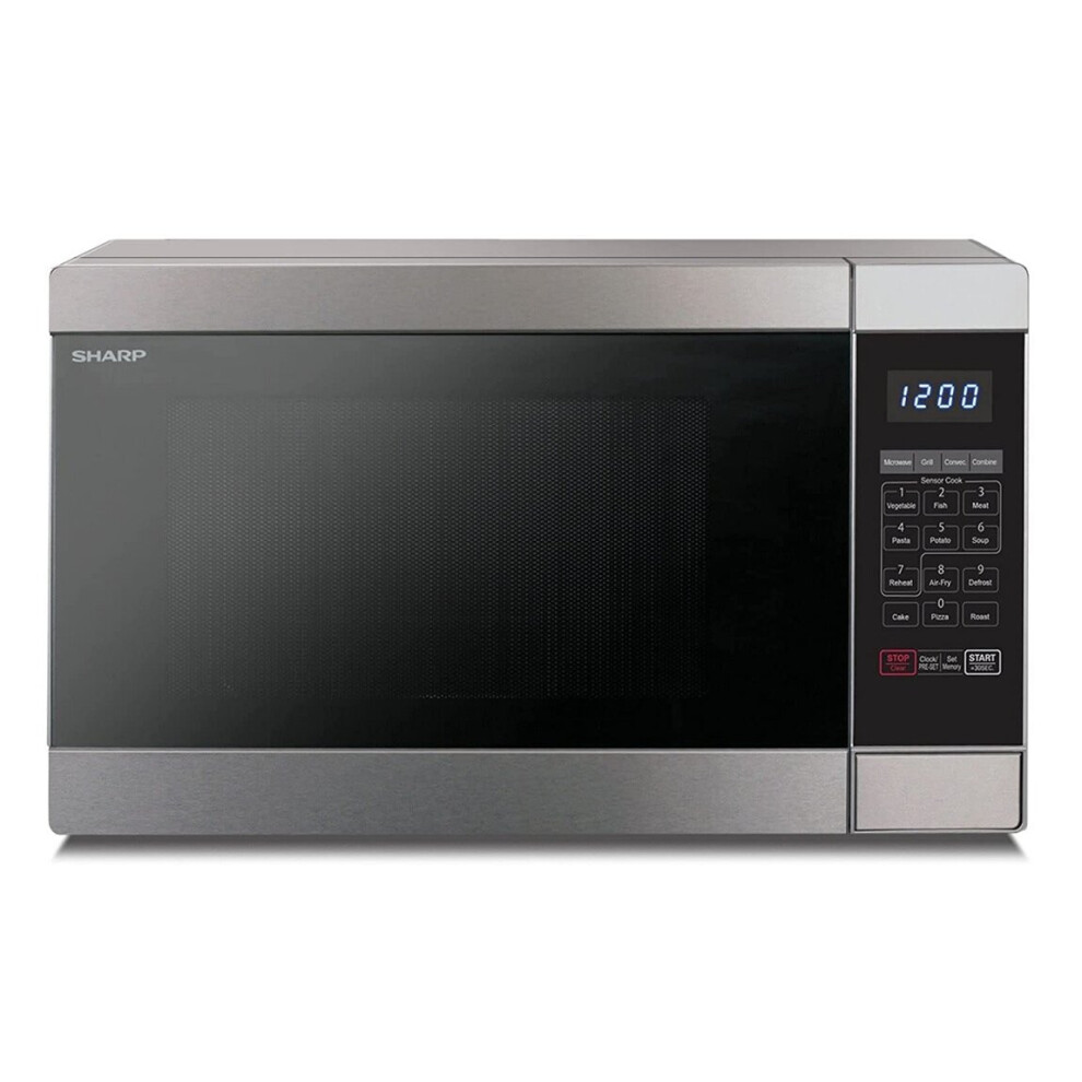 Sharp R956SLM 1000W 42L Combi Microwave Oven Stainless Steel