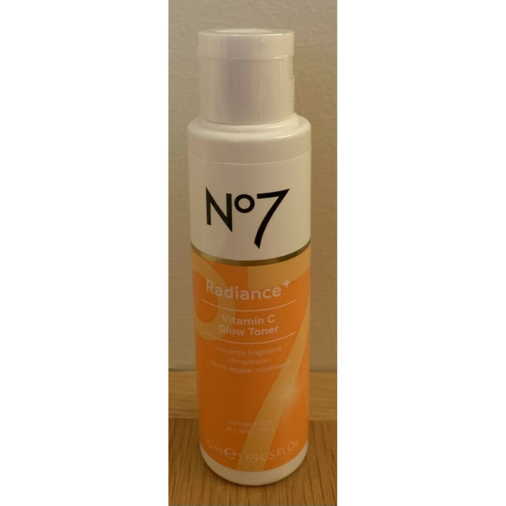 No7 Radiance+ Vitamin C Glow Toner - 50ml