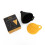 Deiss PRO Silicone Kitchen Funnel Set - Rounded & Squared Funnels - Food Grade, BPA Free, Dishwasher Safe - Set of 2 Yellow and Black Silicone Funnels 9