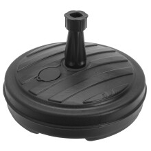 Large 13 Litre Grey Plastic Garden Parasol Base Umbrella Stand Sunshade Holder