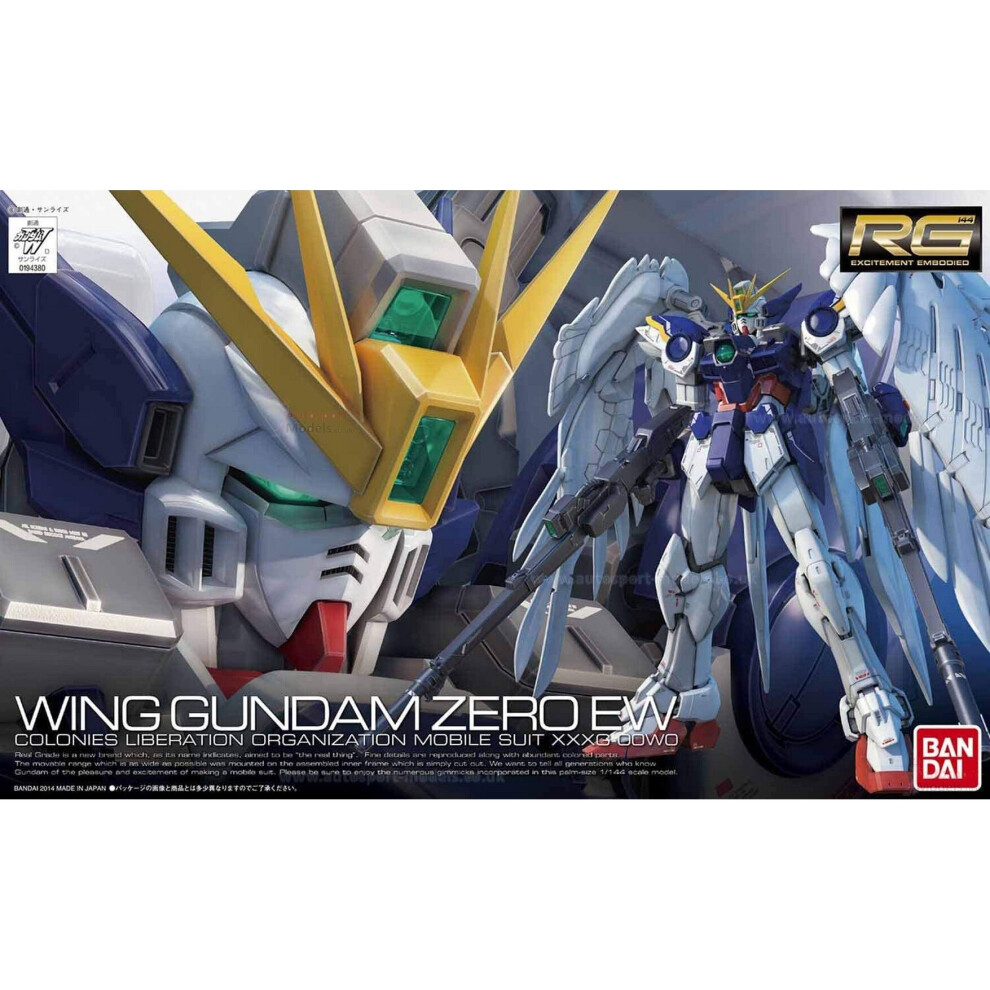 Bandai Gundam Wing: Endless Waltz ~ Wing Gundam Zero Rg Model Kit 1/144