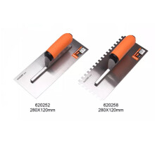 HARDEN trowel set 2 pcs, soft grip handle size 280mm by 120mm , tiling trowel