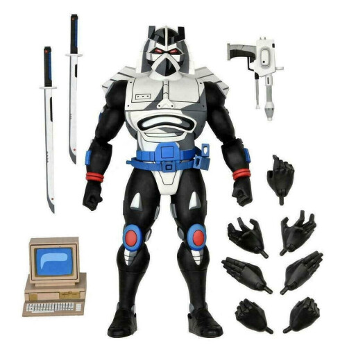 NECA NECA TMNT Turtles Chrome Dome Ultimate Cartoon 7" Scale Action Figure