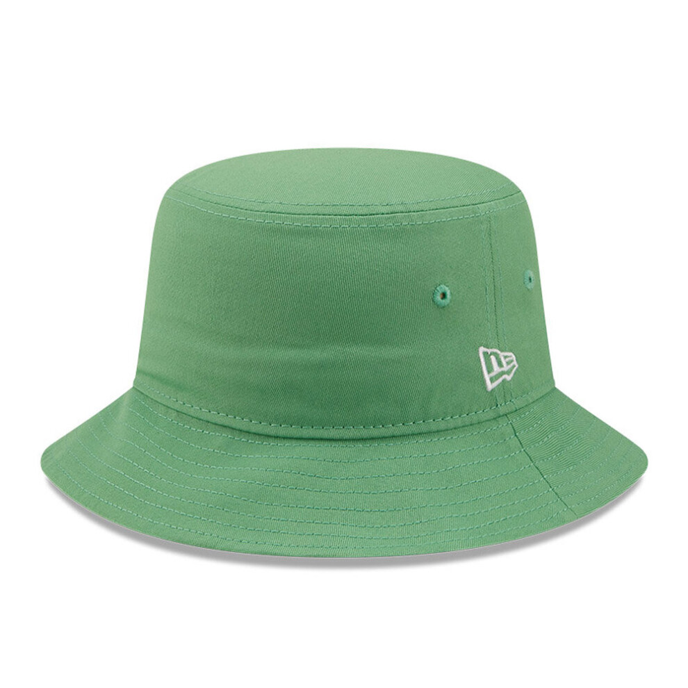 New Era Men's Essential Tapered Bucket Hat - Green, Size M