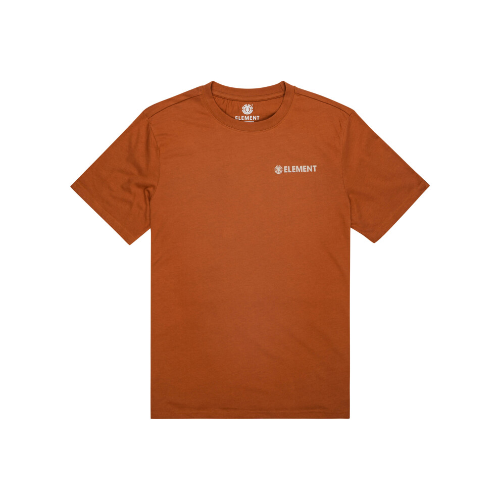 (M) Element Men's Organic Cotton T-Shirt ~ Blazin Chest mocha bisque