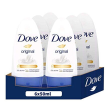 Dove Plant Power, Womans Roll-On Deodorant , 6 x 50 ml