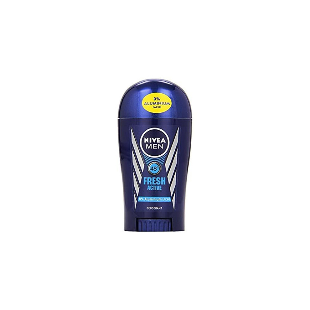 Nivea Men Fresh Active Deodorant Stick, 40 ml, Pack of 3