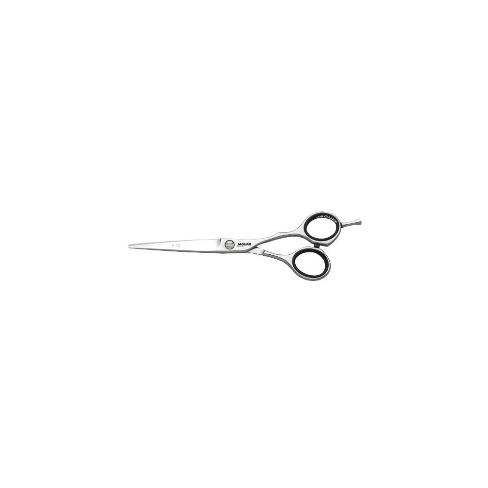 Jaguar Line Jp 10 Offset Hairdressing Scissors, 5.25-Inch Length, 0.03597 Kg White/Silver