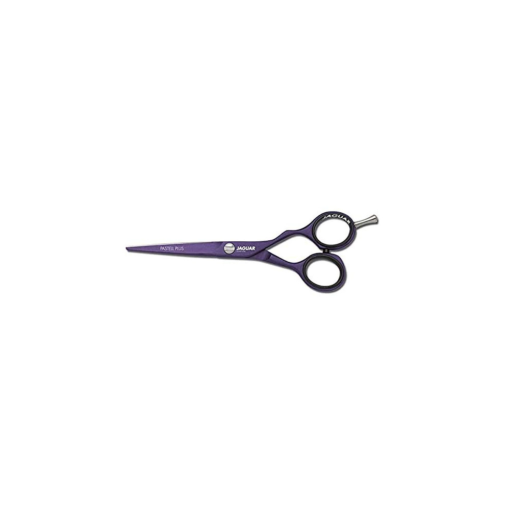 Jaguar White Line Pastel Plus Offset Hairdressing Scissors, 5.5-Inch Length, Viola